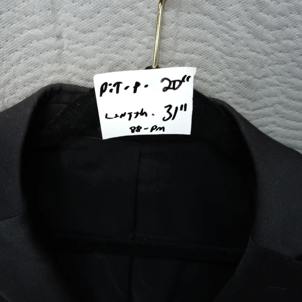 Calvin Klein men's two button jacket blazer black - Picture 7 of 7